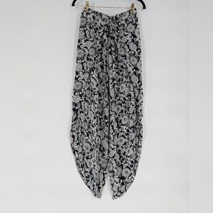 Blue Island Black and White Wide Leg Jumpsuit‎